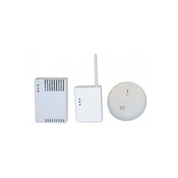 Wireless smoke and gas detector set for alarm control panel wireless escaping gas detector gas detection