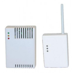 Wireless gas detector set for alarm control panel wireless escaping gas detector gas detection