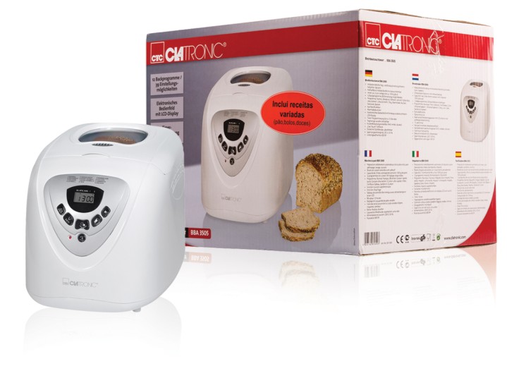 Máquina automática de pan 2 litros 12 programas de diques amasando pan cocción removible konig - 4