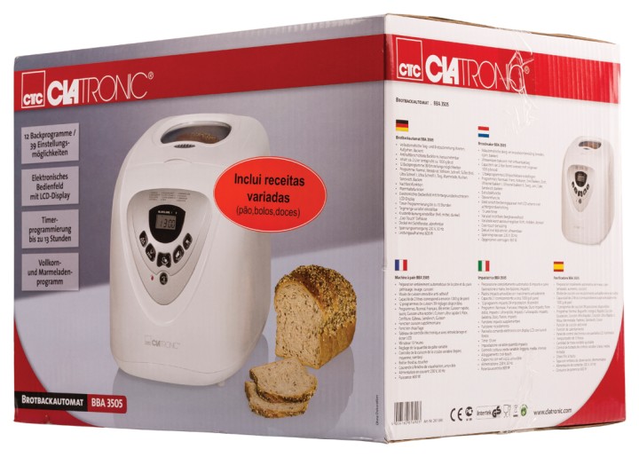 Automatische Brotmaschine 2 Liter 12 Programme Kneten Damm abnehmbare Kochtopf konig - 2