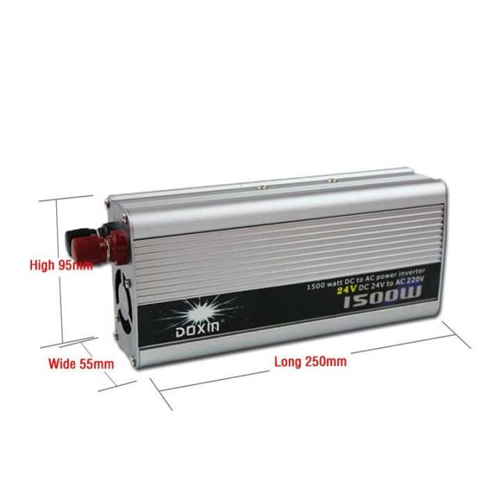 1500W VATIO DC 24V a AC 220V Portable Car Inverter Cargador convertidor de voltaje de 24V a 220V Transformer jr international - 