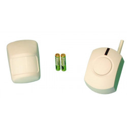 Alarm pack electronic alarm pack 1 ja60p wireless pir detector+ 1 uc260 channel receiver+ 2 p15v 1.5vdc alkaline batteries alarm