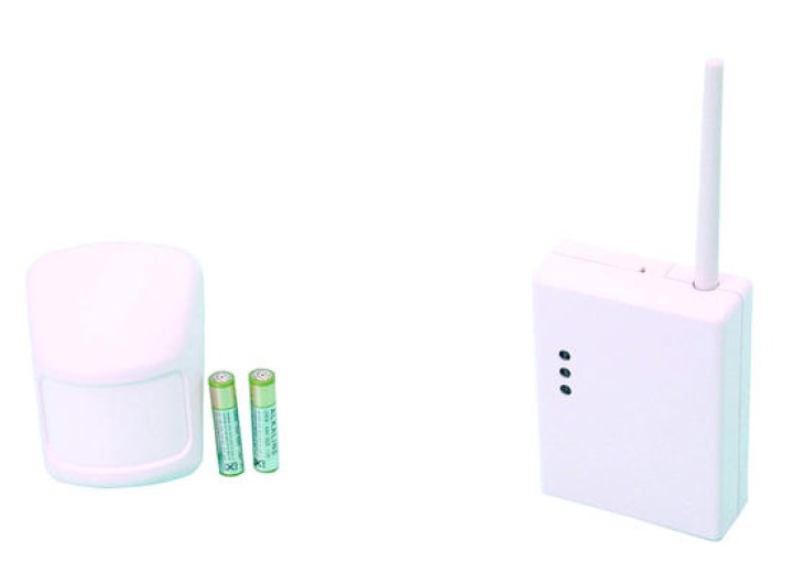 Alarm pack electronic alarm pack 1 ja60p wireless pir detector+ 1 uc216 channel receiver+ 2 p15v 1.5vdc alkaline batteries alarm