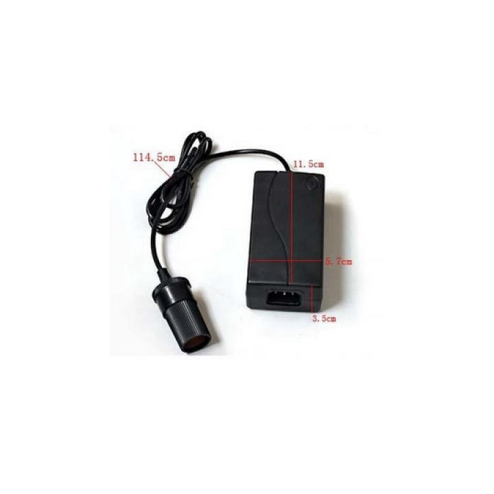 Kfz-Netzteil AC 110v-220v dc 12v 5a 60w Auto-Zigarettenanzünder-Adapter-Wechselrichter jr international - 1