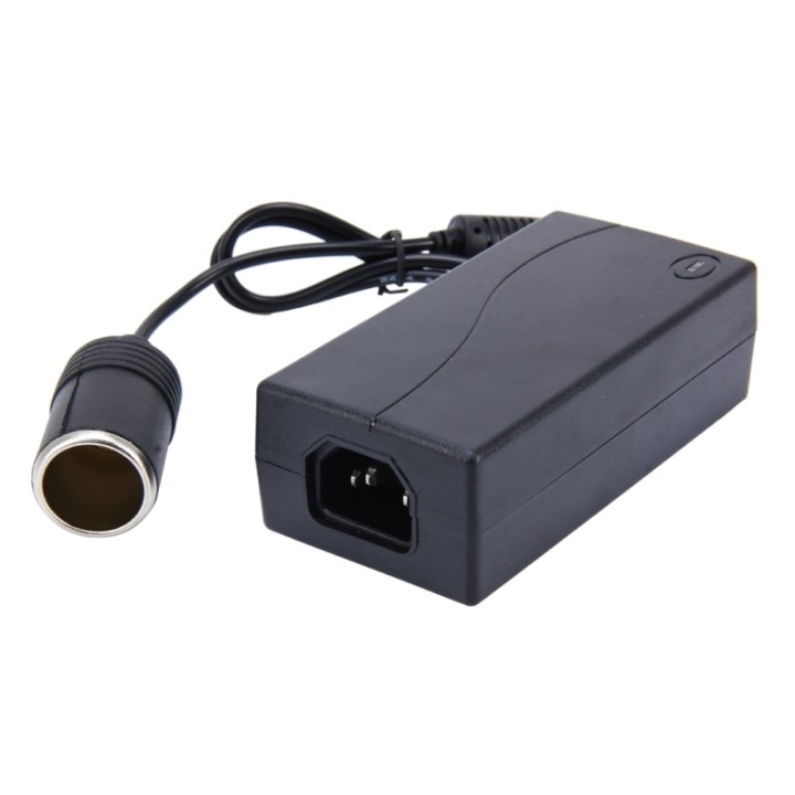 Adaptador de la energía del coche de la CA 110v-220v al cigarrillo de la CC 12v 5a 60w jr international - 1