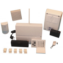 Wired and wireless alarm 16 zones 433.92mhz store home house villa industry jablotron - 1