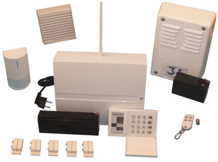 Cablate e wireless di allarme 16 zone 433.92mhz negozio casa industria villa jablotron - 1