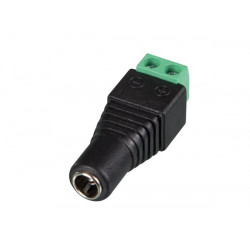 5.5 x 2.1mm DC plug to female connection bolts 1 pcs) CD021 jr international - 1