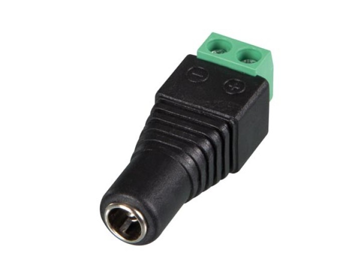 5,5 x 2,1 millimetri spina CC ai bulloni di connessione femmina (1 pc) CD021 jr international - 1