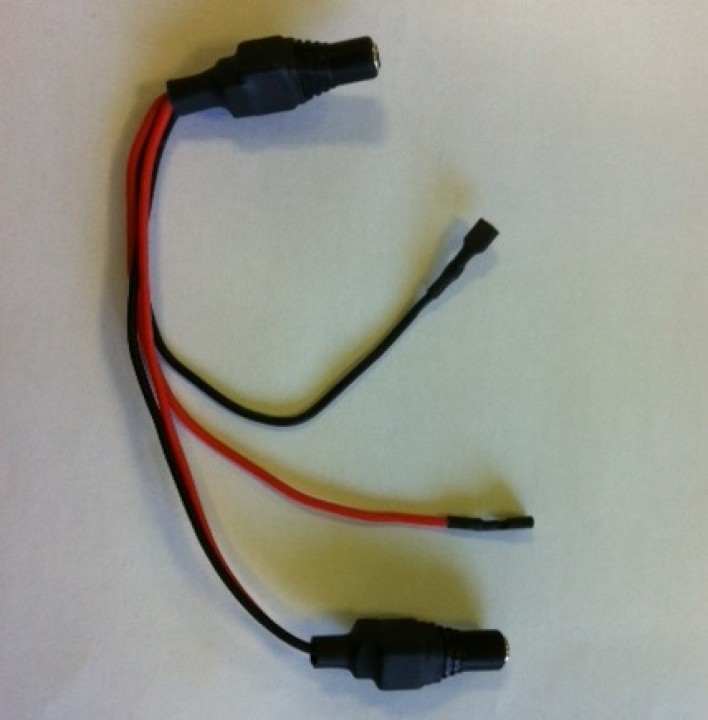 Cavo di collegamento per 6V arco 7ah parkbs auto solare jr international - 3