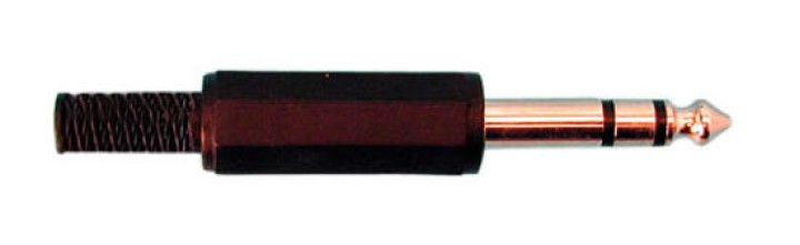 Connettore presa jack hif maschio stereo 6,35 connettore presa connettore prese velleman - 1