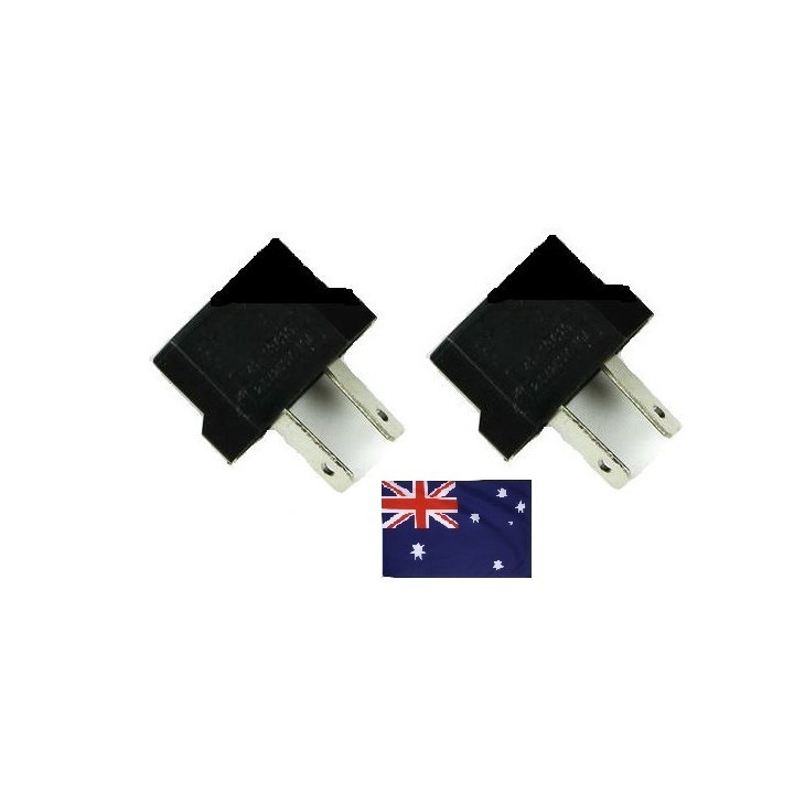 2 netzstecker reise-adapter uns euro area australia china travel asia argentina, new zealand plug adapter, fiji jr international