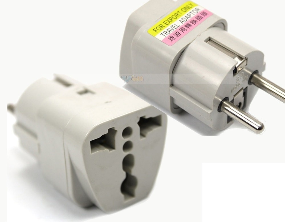 Travel adapter electric european plug to english plug adapter 1a 250vac adapter electric adapter electric jr international - 2