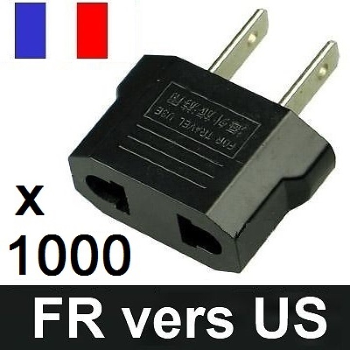 1000 X Travel adapter plug us industry canada francia euro-convertitore / giappone americano usa usa dc shoes - 1