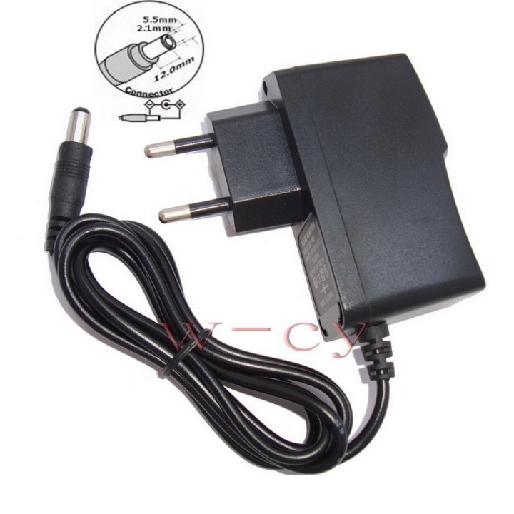 Adattatore di alimentazione 110v 220v 12v 1a a 5.5x potenza 2,1 millimetri jack di alimentazione con convertitore jr internation