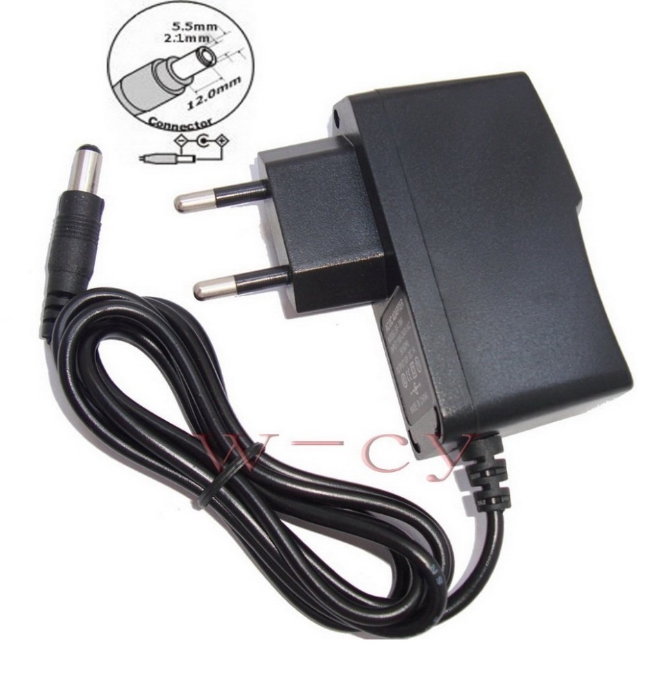 Power adapter 110v 220v 12v 1a to 5.5x 2.1mm jack converter power supply jr international - 1
