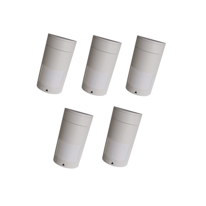 5 X Detector bivolumetrico 14m alarma hiperfrecuencia 12vcc cougar dt doble deteccion detectores bivolumetricos alarma delta dor