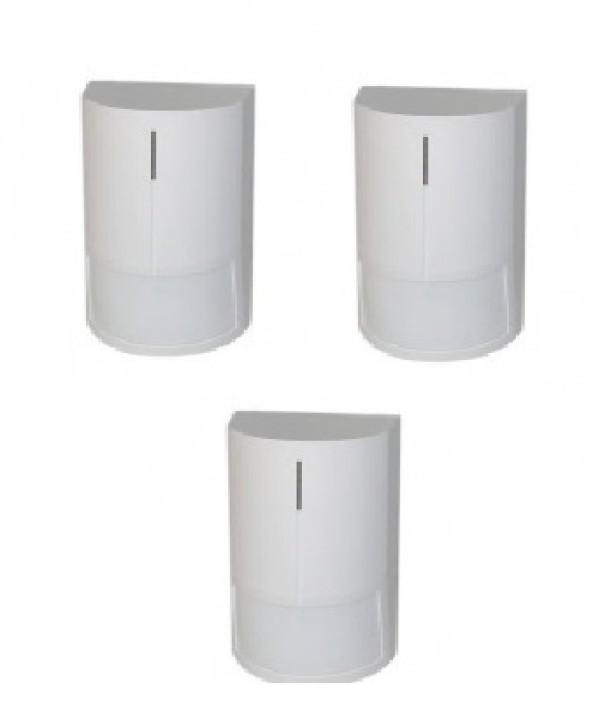 3 X detectors alarm detector 12vdc infrared, 1 contact 120° 12m pulse detector js20 electronic pulse detectors jr international 