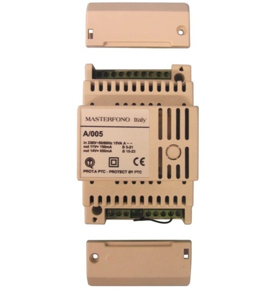 Alimentatore elettrica per portier fonico citofono cppn alim comatec - 2