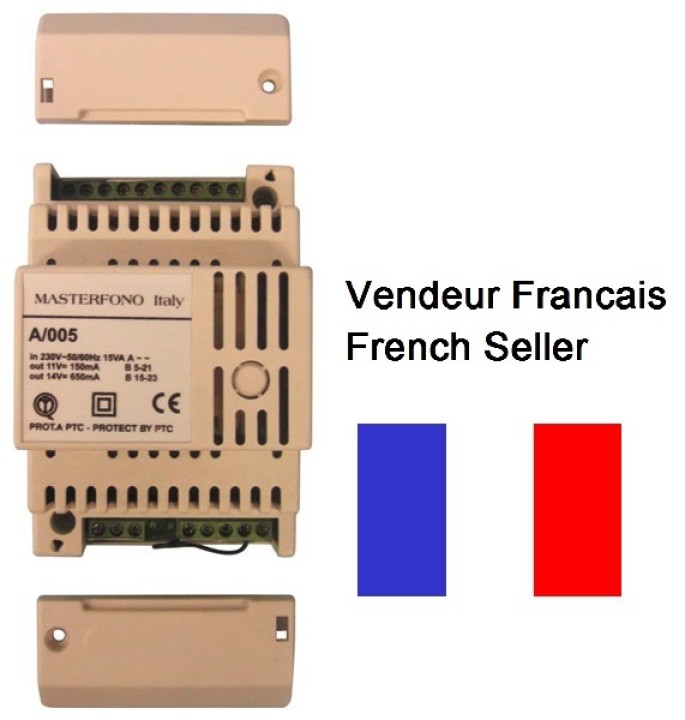 Electric power supply for doorphone ref. cppn comatec - 1