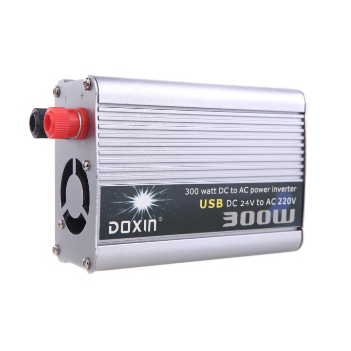 Convertitore elettronico tensione 24cc 220vca 300w 24v 210v 220v 230v 240v cambia elettrica sinusoide modificata convertitore ad