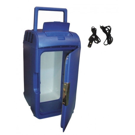 Refrigerateur mini glaciere 15l portable 5°c 12v 220v electrique voiture  camping frigo froid chaud