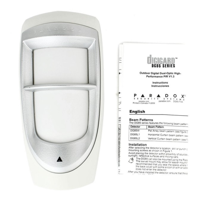 Meteo Proof Outdoor doppio PIR / sensore di movimento con True Motion recognization & Function Pet-immune jr international - 5