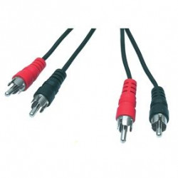 2 male rca audio cable 2 rca male ves 10 meters cable konig cable-452/10 jr international - 1