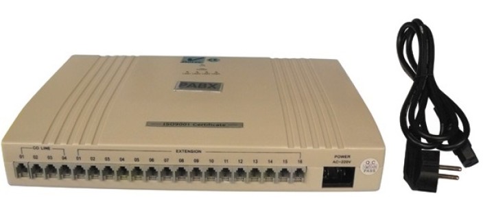 Telefonzentrale 4 anschlusse 16 terminals zubehor fur telefon telekommunikation telefonzentrale pabx jr international - 1