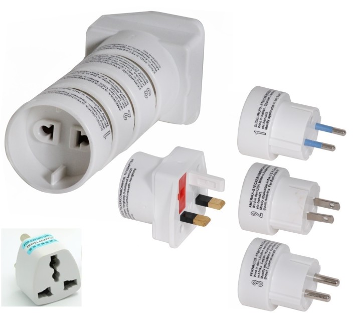 Adattatore elettrico multipresa eu gb eire america canada medio oriente paesi asiatici convertitore adattatore converter jr inte