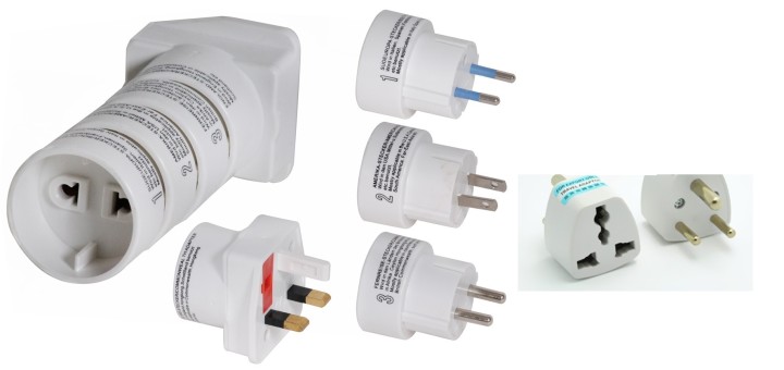 Travel adapter electric adapter multiplug europe u.k. ireland america canada middle east asian countries electric adapters multi