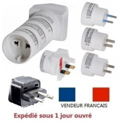 Travel adapter electric adapter multiplug europe u.k. ireland america canada middle east asian countries electric adapters multi