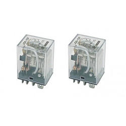 2 X Relay 220vac power relay, 2 no nc contacts 10a under 220vac relays 220vac power relays, 2 no nc contacts 10a under 220vac re