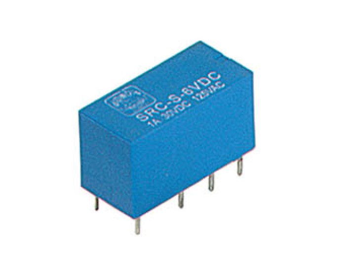 Dil relay 6v 1a 30VDC 125vca 2 break contact work 6Vdc vr1d062c velleman - 2