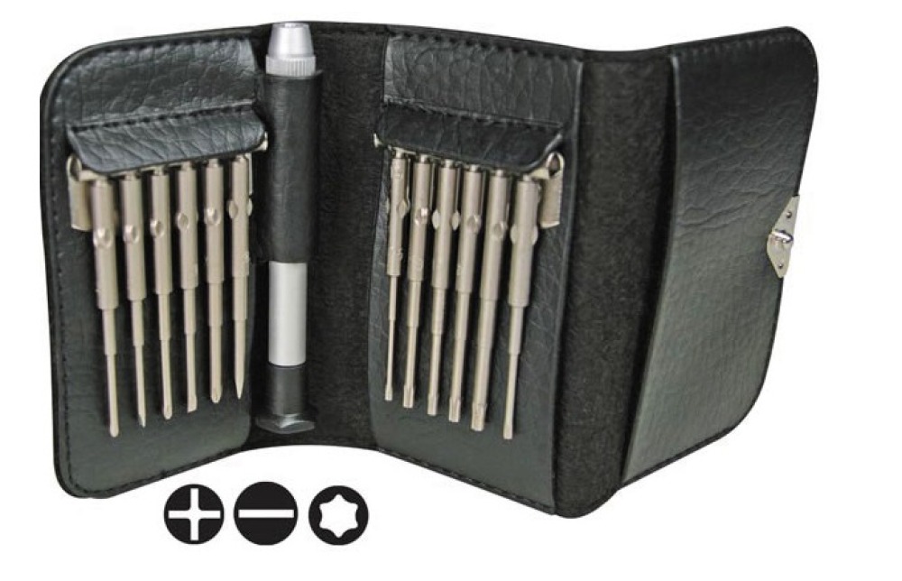 12 in 1 cr v mini precision screwdriver set jr international - 1