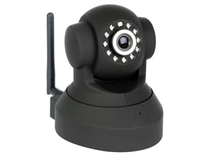 Wireless ip color camera network with pan tilt night vision 2 way audio velleman - 3