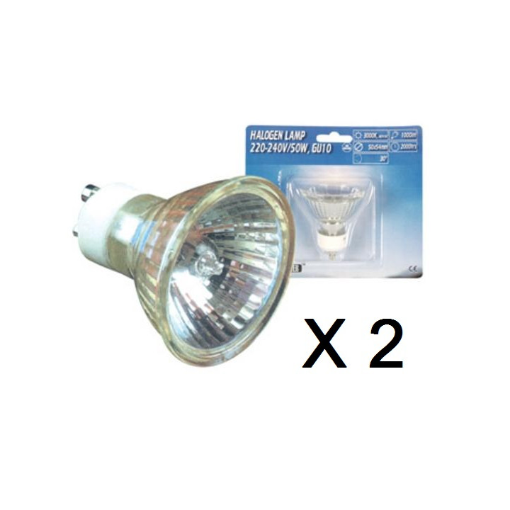 2 halogenlampe 2 stucke gu10 50w 230v elektrische lampe beleuchtung halogenlampen halogenlampe beleuchtung halogenlampe jr inter