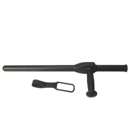 Matraque baton tonfa type police ø30x590mm + support ceinture arme anti  agression self défense