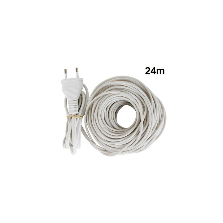 Antigelo riscaldamento elettrico cavo di tubo cavo di 24 m shpt-24m con termostato tubo dell'acqua velleman - 1