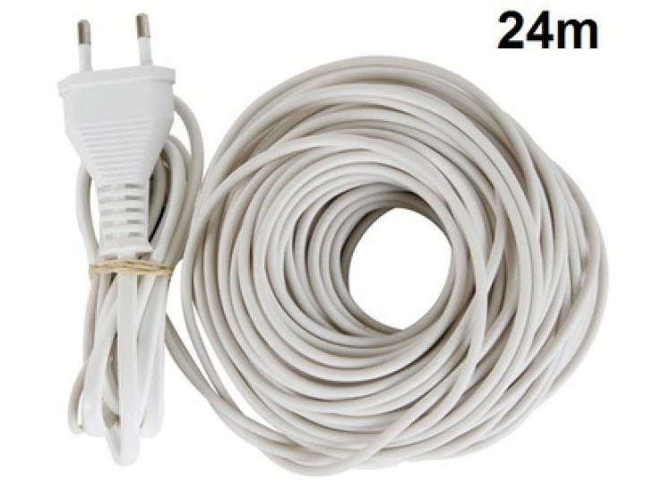 Antigelo riscaldamento elettrico cavo di tubo cavo di 24 m shpt-24m con termostato tubo dell'acqua velleman - 1