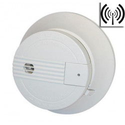 Detector humo electrónico 9v buzzer sin hilo 433mhz alarma radio hf alarma electrónico sin hilo jr international - 2