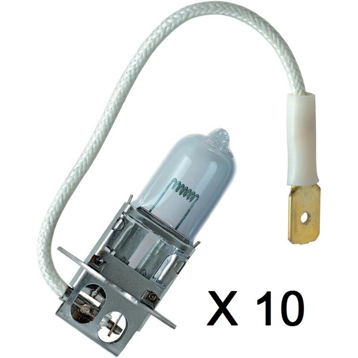 10 X Standard halogen lamp bulb h3 24v 70w PK22s jr international - 1