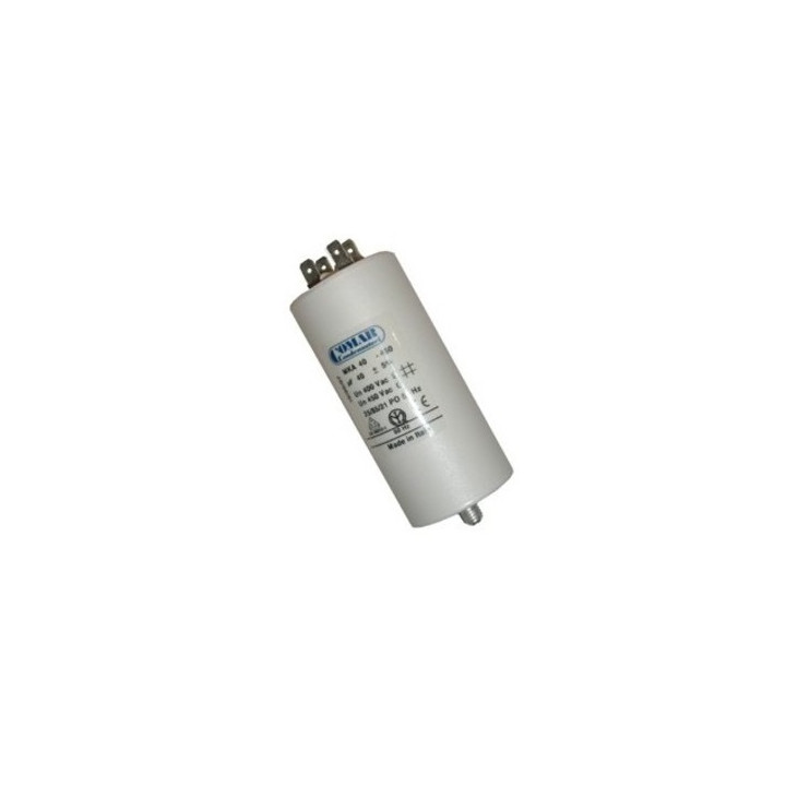 capacitor 40mf micro farad 450v 50 60hz DUCATI série 4-16-10 et 4-16-17 universal motor start capacitor with am terminal w 11040