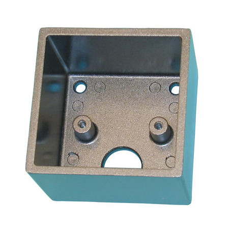 Caja metal para fijar para lector llaves magneticas lcmn cajas metales proteccion lectores llaves magneticas ea - 1