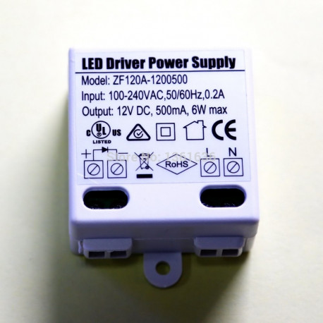 12V DC Stromanschluss 220v 0.5a 6w LED-Beleuchtung Transformator 230v 240V 500mA jr international - 8