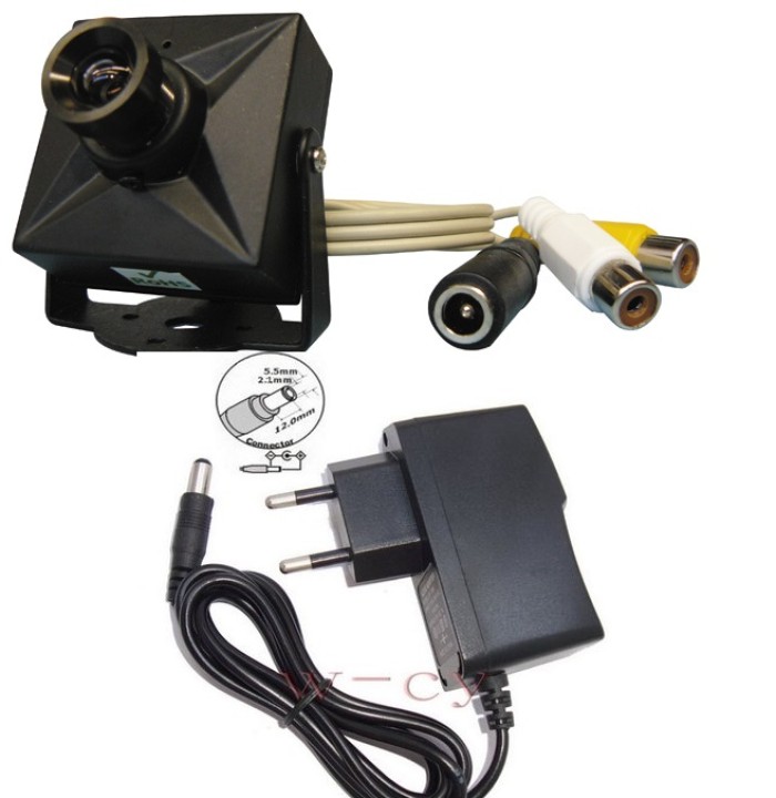 Telecamera colore 12v 1 3''video sorveglianza camera videosorveglianza 380 linee jr international - 1