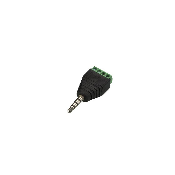 Registros estéreo conexión por tornillo de 3,5 mm a la clavija 4 CD027 velleman - 1