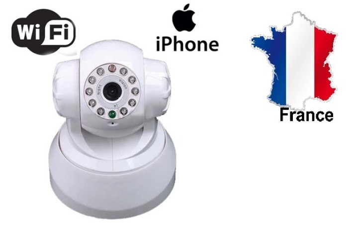 Wireless ip color camera network with pan tilt night vision 2 way audio jr international - 1
