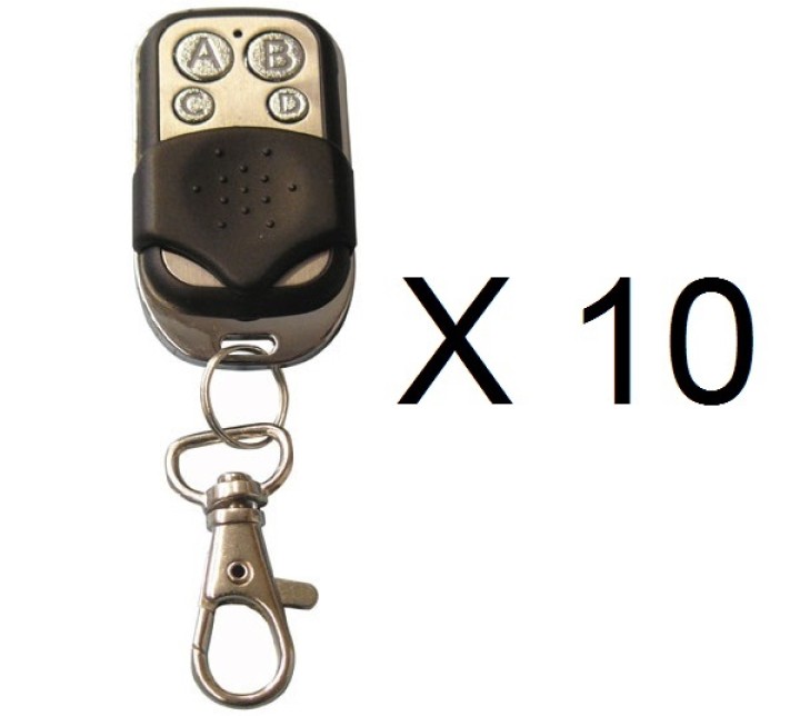 10 X Remote radio jolly herzhaften offen 4 433mhz sender universell alltronik avidsen prastel tau jr international - 1