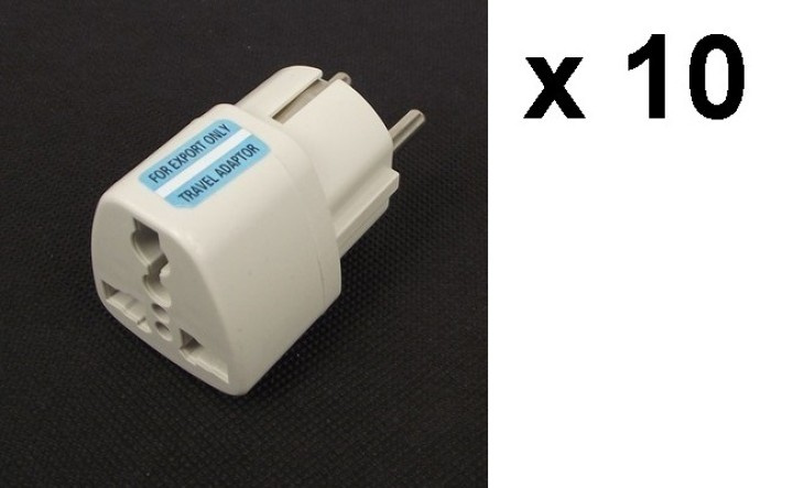 10 Adaptadores electricos clavija europea hacia clavija inglesa adaptadores 16a 250vca electricos convertidor jr international -